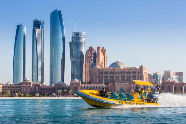 The Yellow Boats Abu Dhabi Sightseeing Cruise Tour - Photo 1 of 9